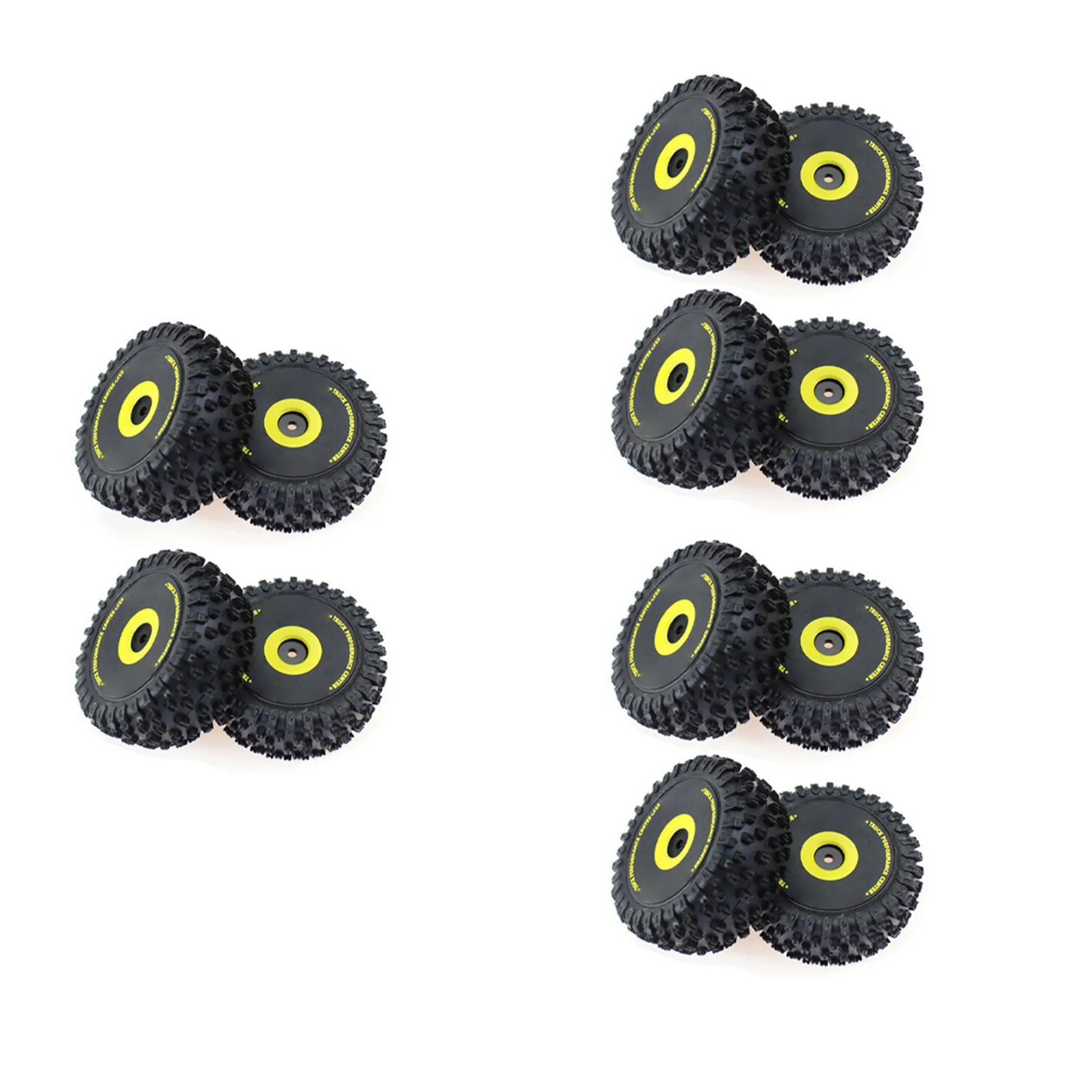 

12Pcs Front and Rear Wheel Tire Tyre for 144001 144010 124016 124017 RC Car Upgrade Parts Spare Accessories