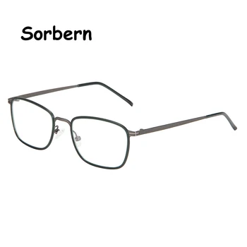 초경량 TR90 직사각형 안경 프레임, 남성 근시 안경, 여성 빈티지 처방 안경