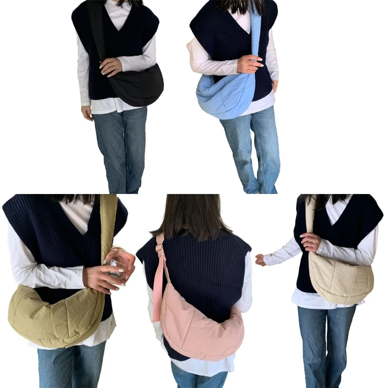 

Женская модная сумка через плечо в корейском стиле, сумка через плечо, женская сумка-мессенджер большой вместимости, модная для