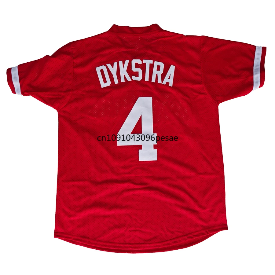 Darren Daulton Jersey American Philadelphia Retro Baseball Jerseys 4 Lenny Dykstra Jersey 19 John Kruk Us Mens M-3XL