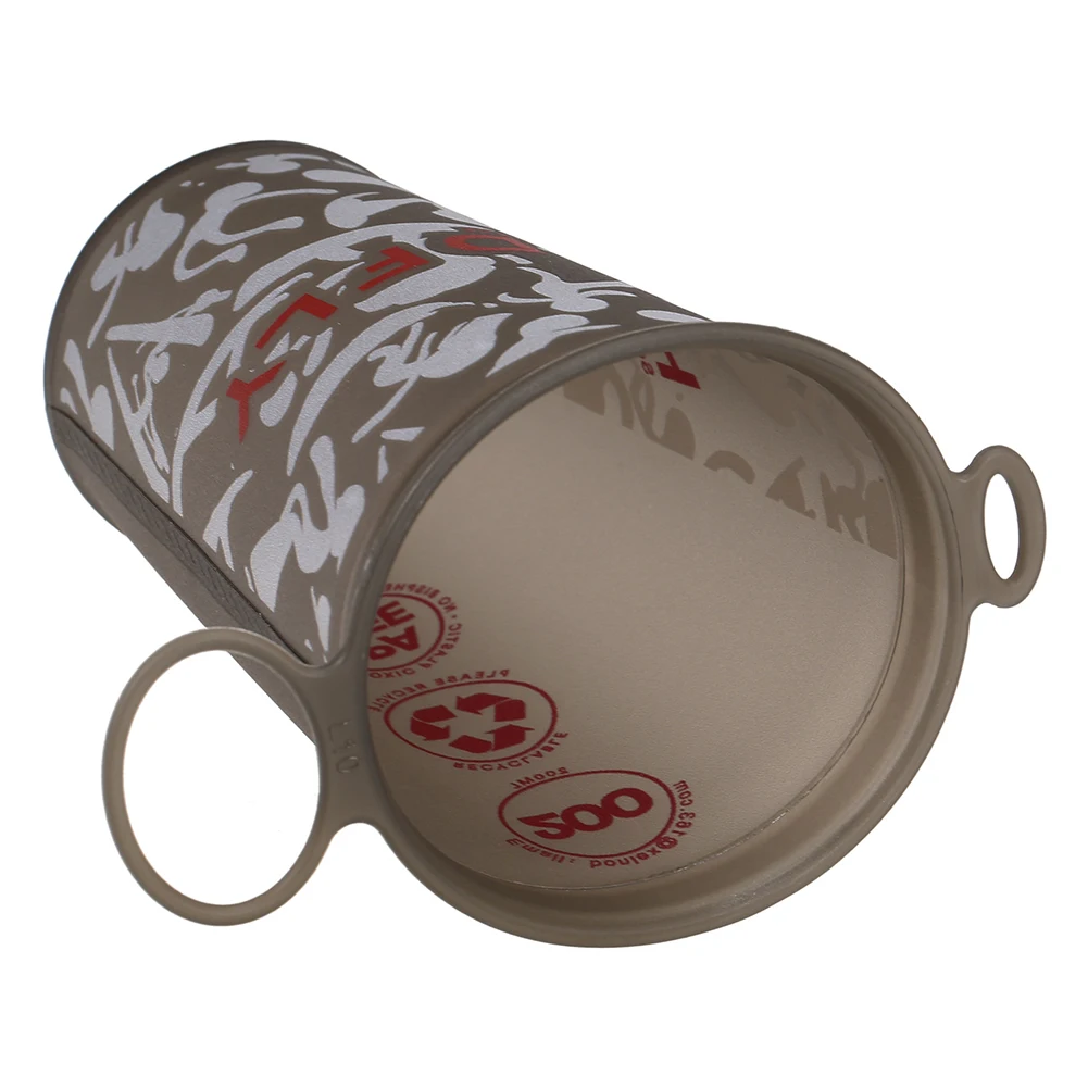 200ml Foldable Cup sports water bottle portable water bottle portable water jug stainless steel cups Portable Large-caliber Cup Mouth Tpu Soft Water For Outdoor Marathon Cycling Trailing Running drop ship