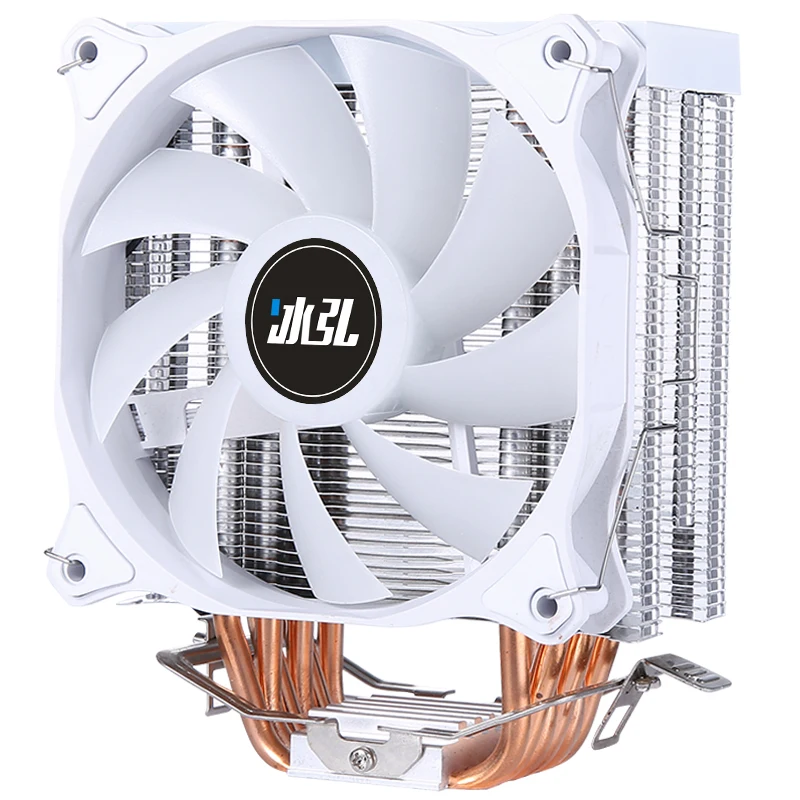 White CPU cooler pure copper heat pipe desktop 1200 cooling system 4PIN 12cm CPU cooling fan AMD INTEL 2011X79 X99 CPU heat sink