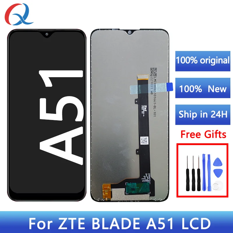 ZTE Blade A51 Screen Replacement - 6.52 Inch LCD Display Touch Digitizer Assembly