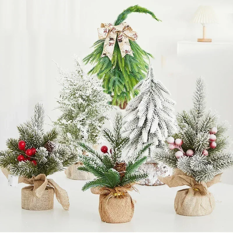 Mini Christmas Tree Ornament, Desk Decoration, Gift, Merry Christmas, 2025 New Year