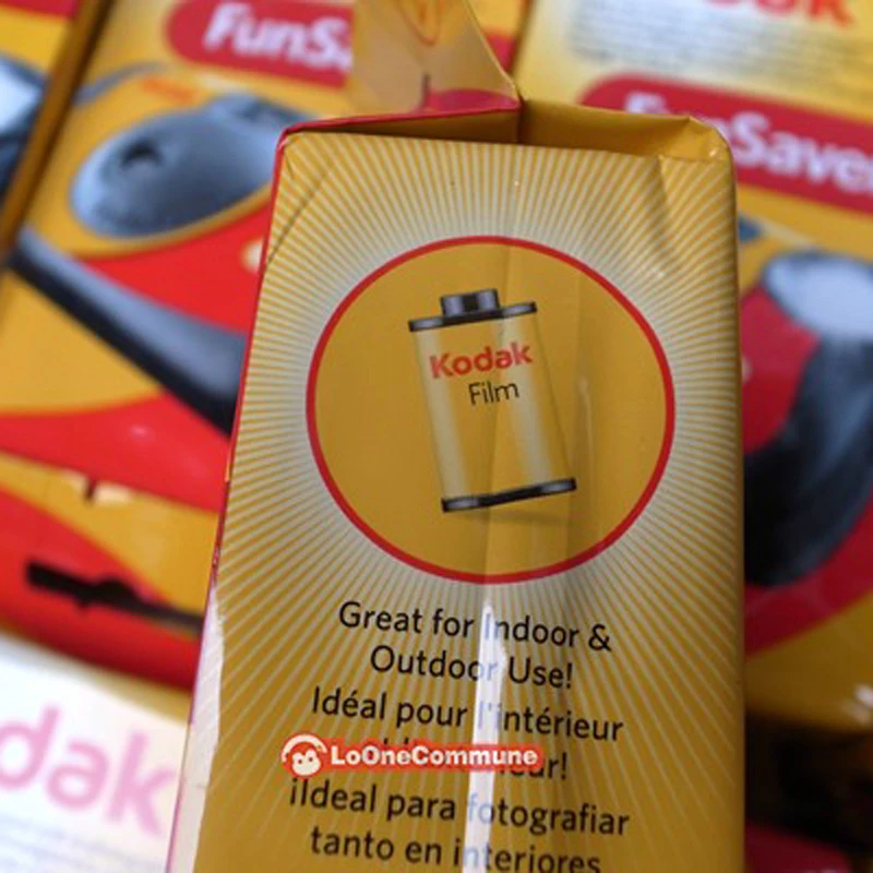 Brand New Kodak FunSaver Single Use Camera With Flash Disposable Point-and-Point Film Cameras 27/39 Sheets (Expiration 2027)