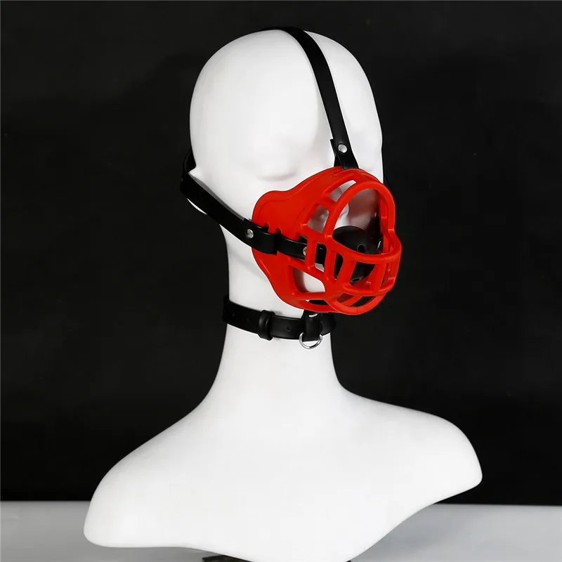 Role Play Dog Donkey Mask Bdsm Bondage Harness Gag Gay Mouth Mask With