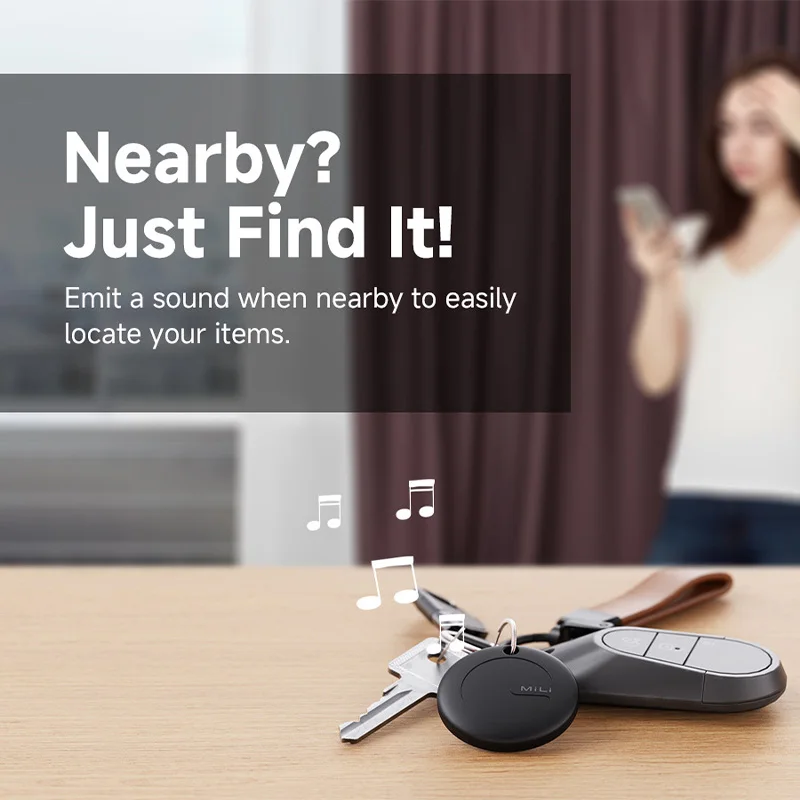 Mili Pet Smart Tracker Mitag Bluetooth Locator Anti-lost Device Mobile Keys Elderly Kids Finder Work With Android Find My Device