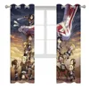 Wings of Liberty Attack on Titan Retro 2 PC Blackout Windows Curtain  for Living Room Bedroom Bathroom Curtains 3