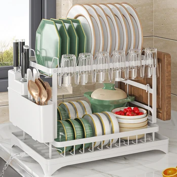 2-Tier Kitchen Dish Drying Rack 2