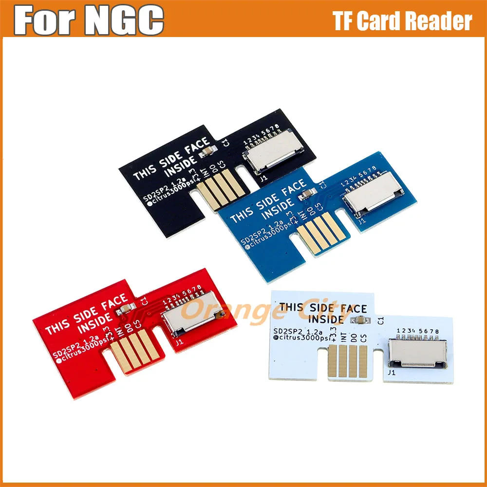 2Pcs Micro Sd Card Adapter Lettore Di Schede Tf Per Ngc Game Cube Sd2Sp2 Sdload Sdl Micro