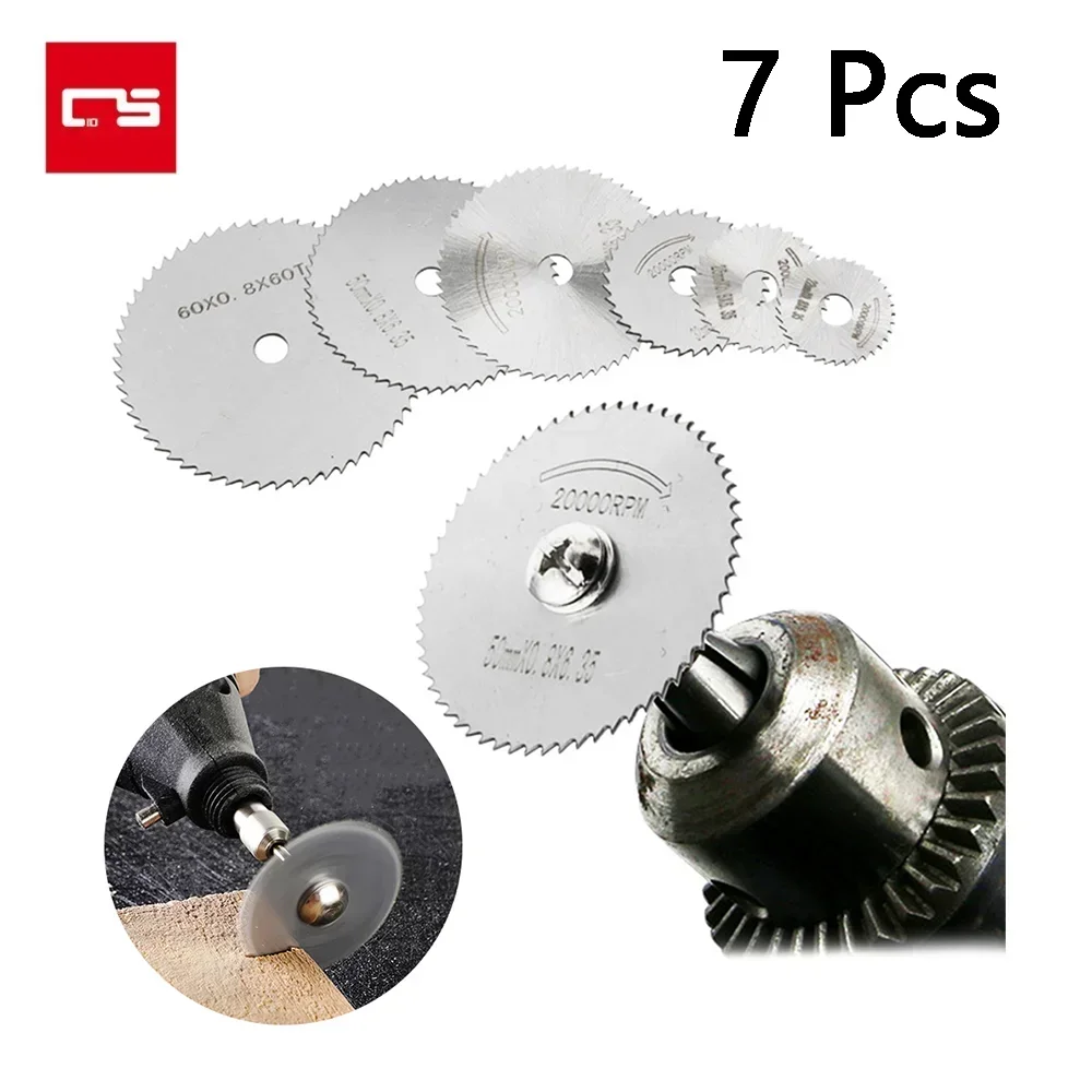 

High Speed Steel Cutting Saw Blade Woodworking Plastic Saw Blade Electric Drill Mini Slice PVC Acrylic Rotary Tool