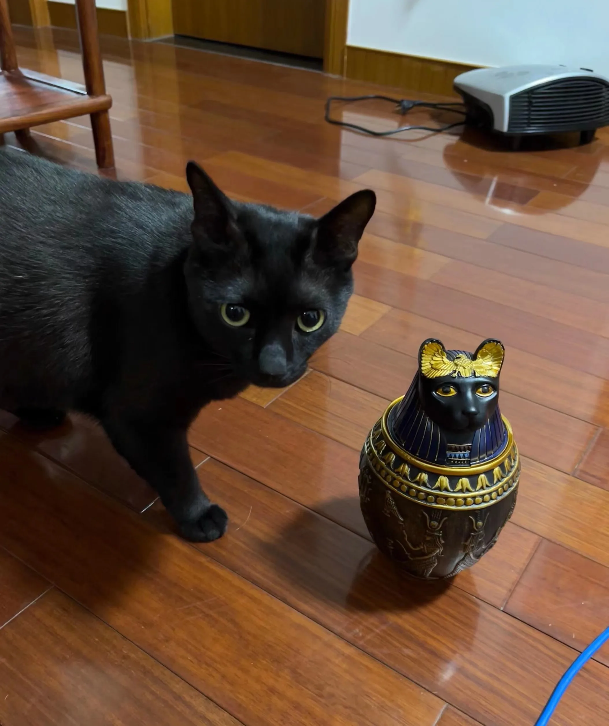 エジプト風 猫とアヌビスの置物6点セット エジプト風 猫とアヌビスの置物6点セット