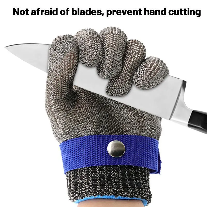 Anti-cut Protective Gloves Safety Cut Proof Stainless Steel Wire Metal Mesh Butcher Protect Meat Cut-Resistant Glove