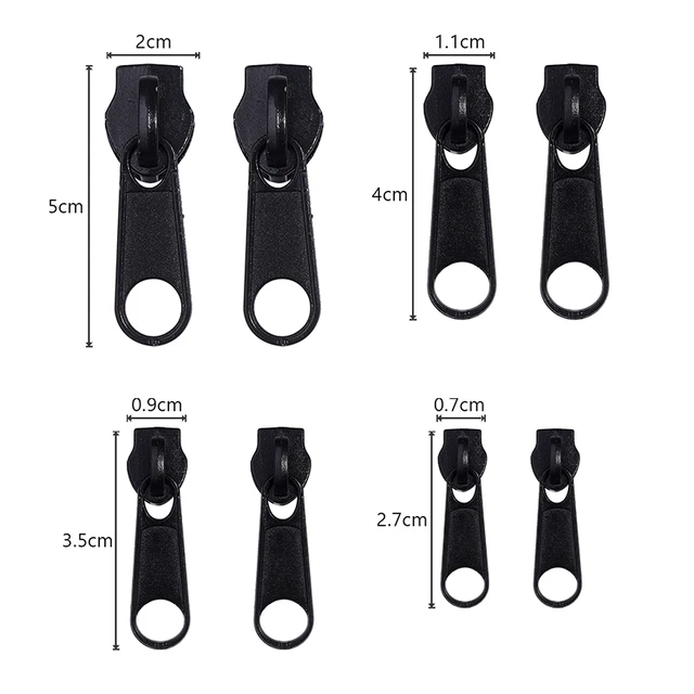 197/84/8pcs Zipper Repair Kit Zipper Replacement Puller For Clothing