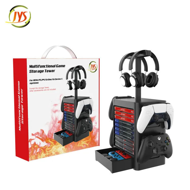 Per Ps5 Ps4 Xboxseriesx Accessori Per Console Custodia Supporto Per Switch Game Cd Disc Joycon Pro Controller Holder Tower