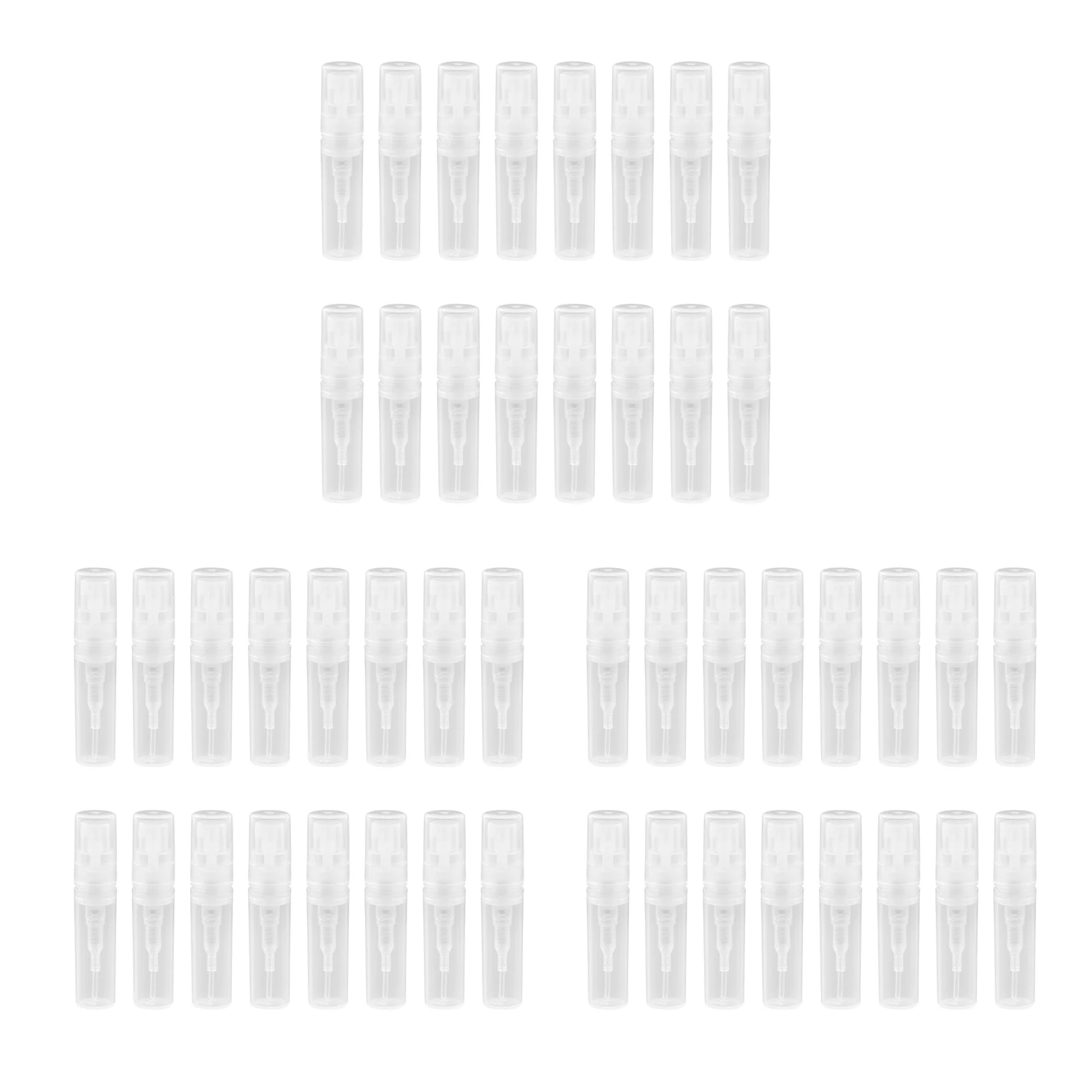 

600x 2ML Transparent Plastic Spray Bottle Small Cosmetic Packing Atomizer Perfume Bottles