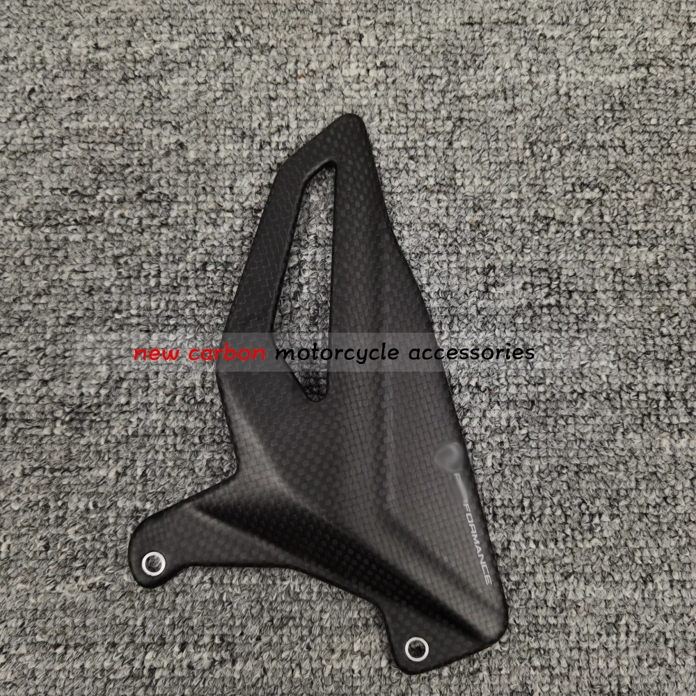 Motorcycle Heel Guard Rearset Plate Foot Peg Protector overlay For Ducati Streetfight V4 Panigale V4S V4R V4 Full Carbon Fiber