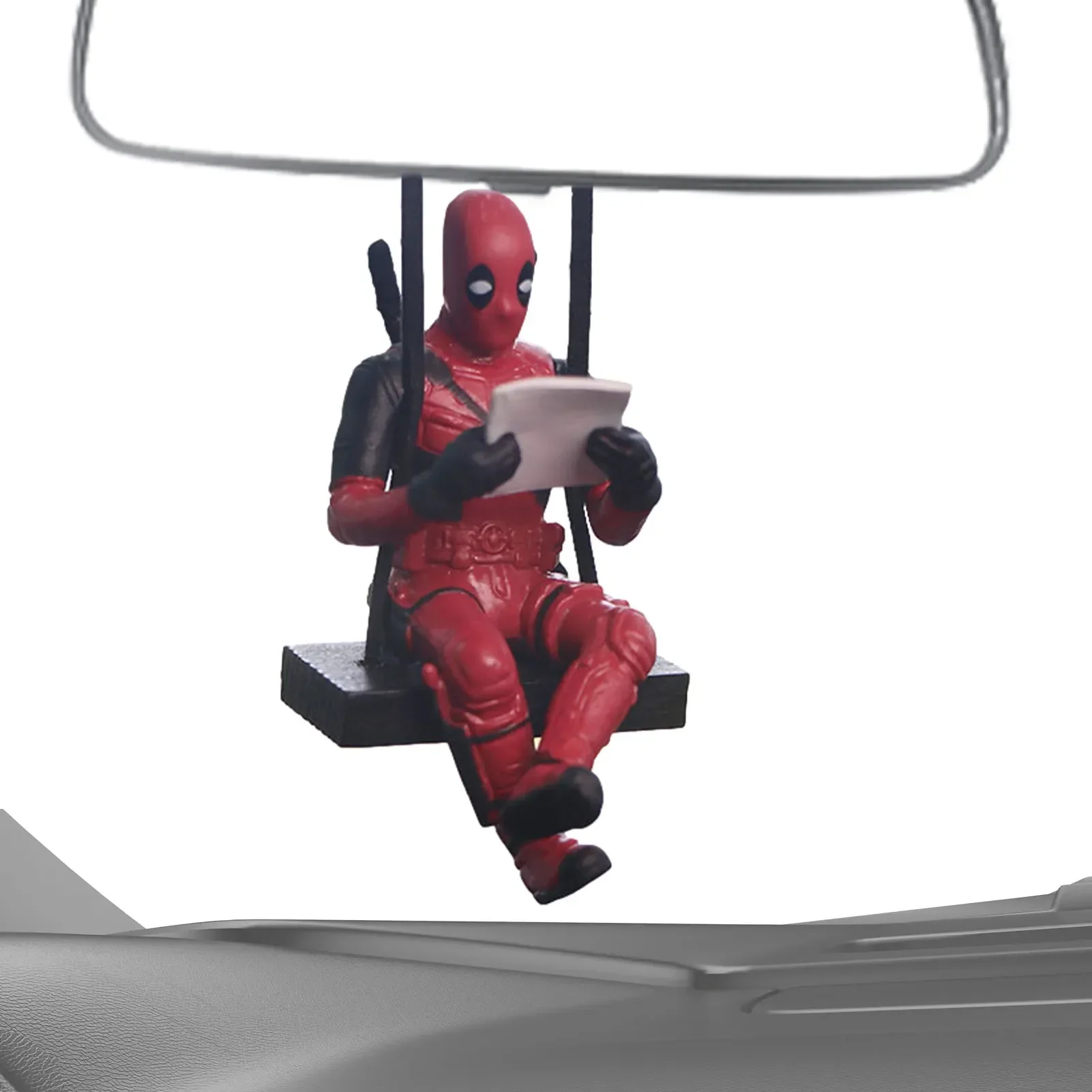 Car Rearview Mirror Pendant 2023 New Deadpool Cartoon Anime Car