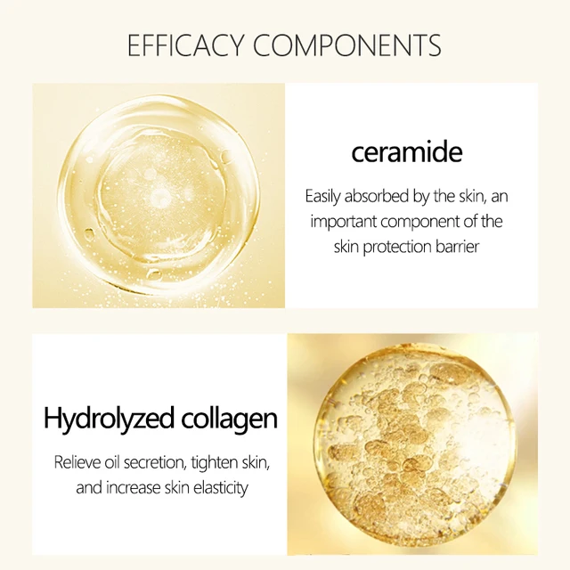 30Pcs Collagen Boost Serum Ceramide Repair Firm Smooth Essence Hyaluronic Acid Anti Wrinkle Aging Whitening Dark Spot Skin Care 3