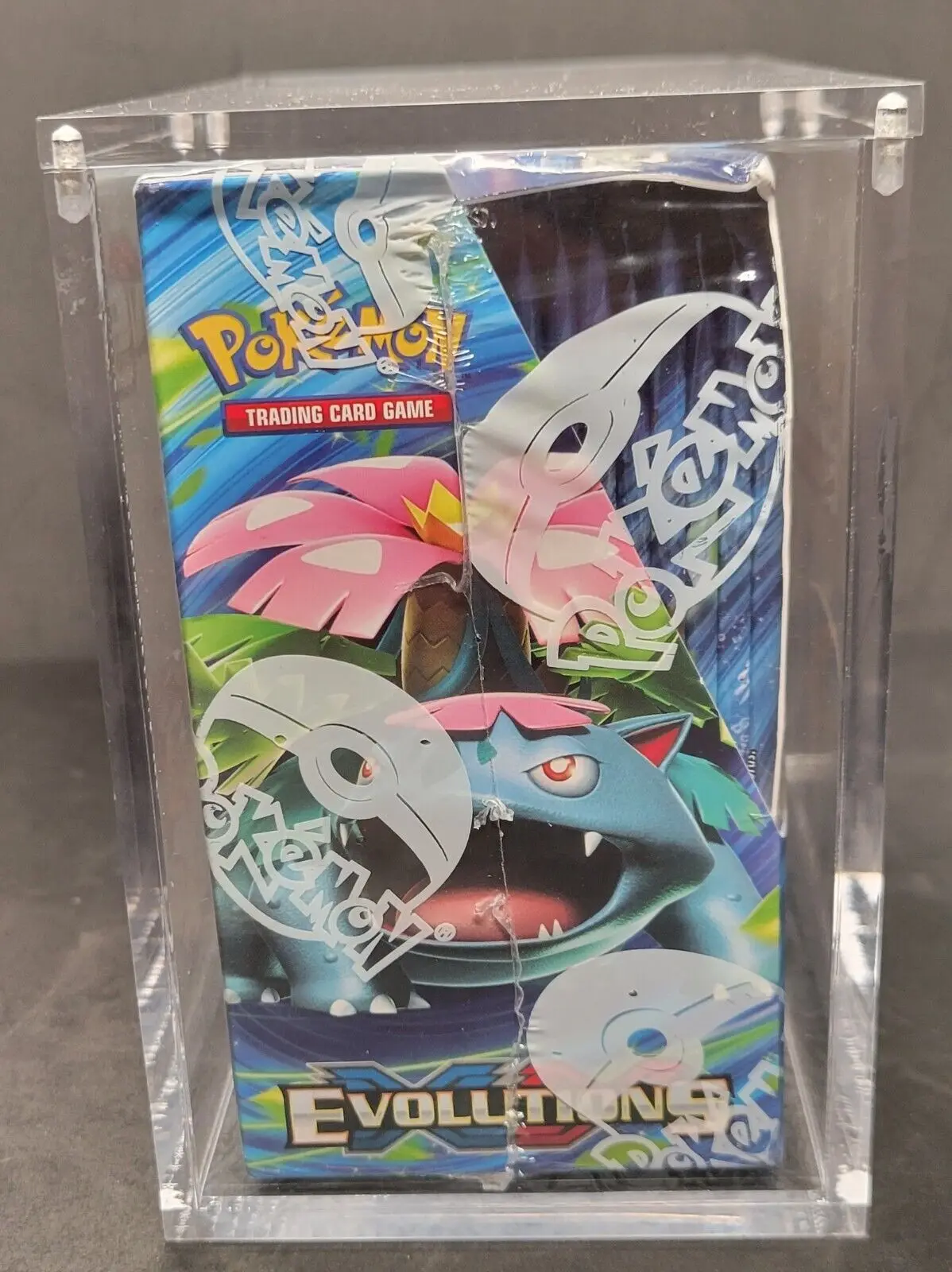 4mm Dustproof Clear Acrylic Cards Display Case Protective Storage Box Collectibles Gift for modern English booster PokemonBox 3