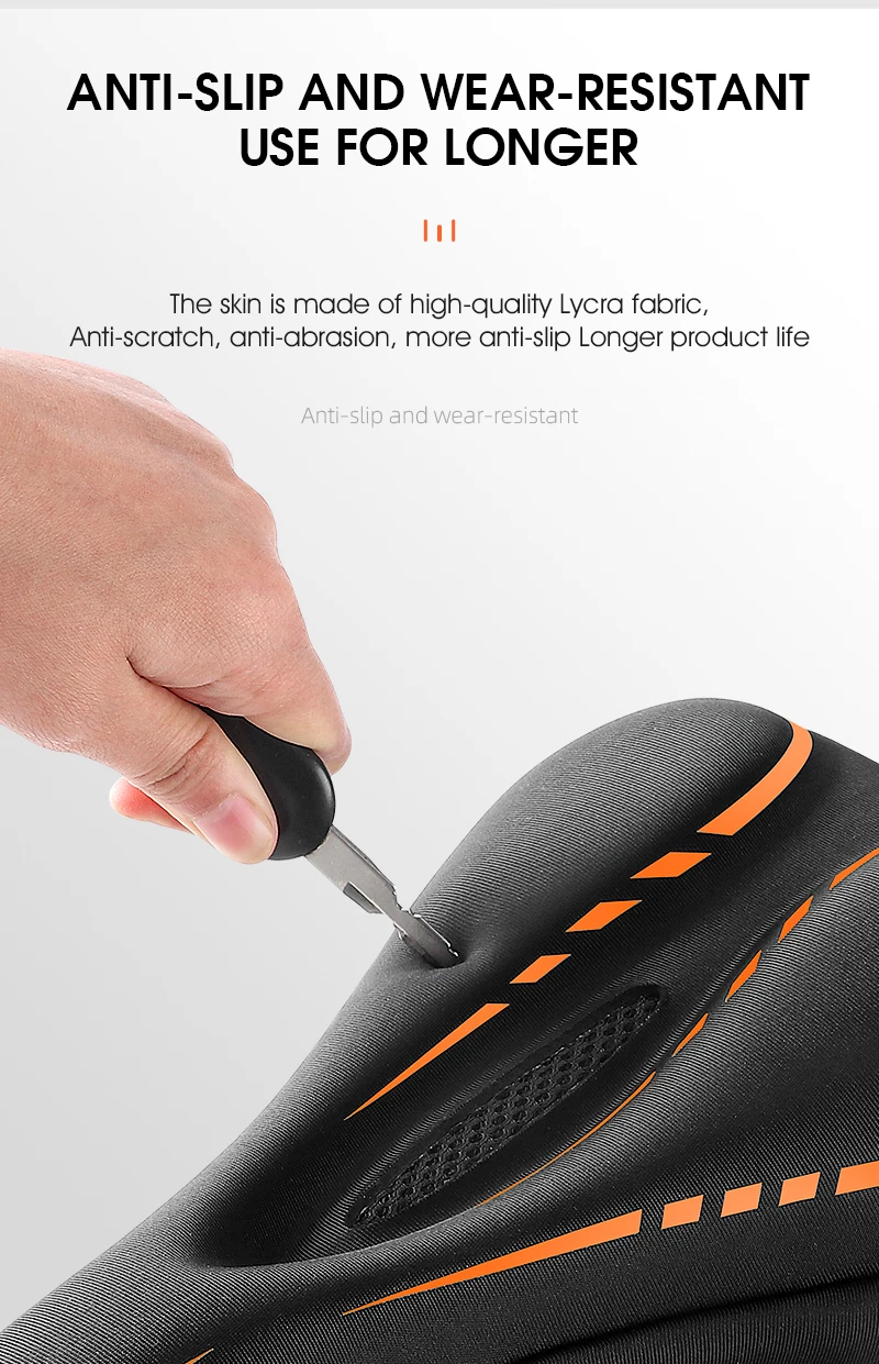 Силиконова калъфка за велосипедна седалка изображение 14