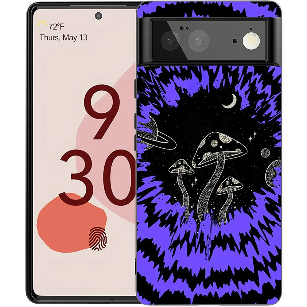 Pilz Telefon Fall Abdeckung für Google Pixel 8 7 6 7a 6a Pro 5g stoß feste Silikon weich 9 pro xl 8 pro 5g Shell Hüllen Taschen TPU – Detail 3