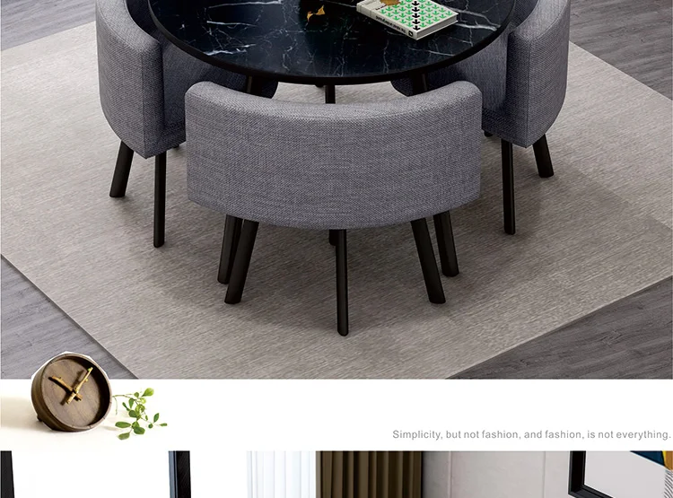 Apartment Meeting Dining Room Sets Restaurant Nordic Mobile Balcony Dining Room Sets Coffee Small Esstisch House Furnitures