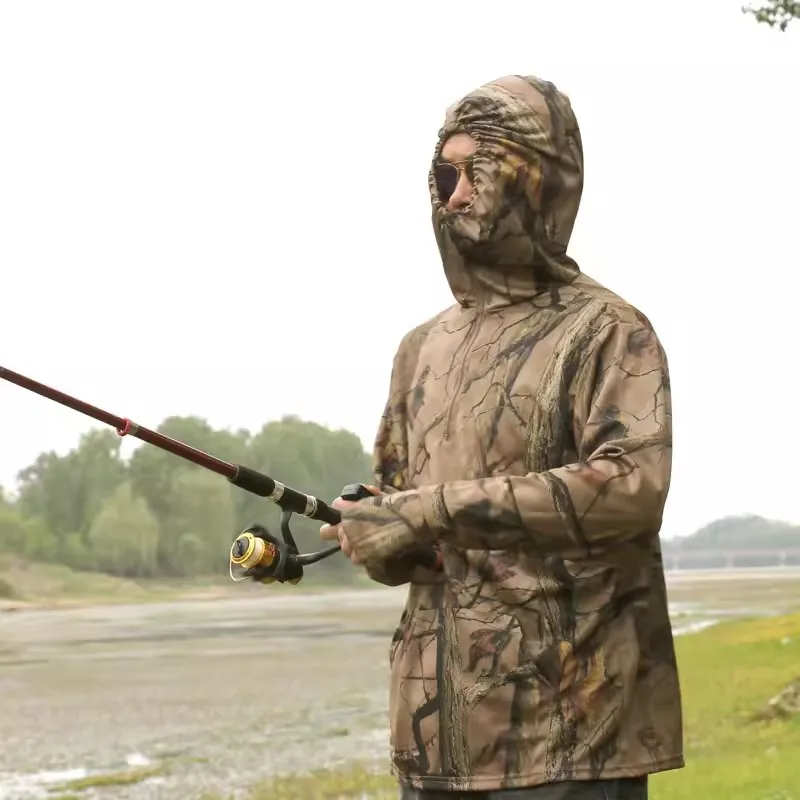 

Летняя тонкая легкая бионическая камуфляжная Защита от солнца Женская защитная одежда мягкая защита от пота быстросохнущая