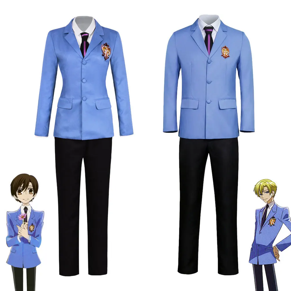 Fujioka Haruhi Cosplay Anime Costume Sets Welcome to Ouran High School  School Jk Uniform For Woman Men