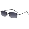 Bifocal Glasses Men's Frameless Reading Glasses Men's Sunglasses Binocular Glasses +1.0 +2.0 +3.0 Men 4