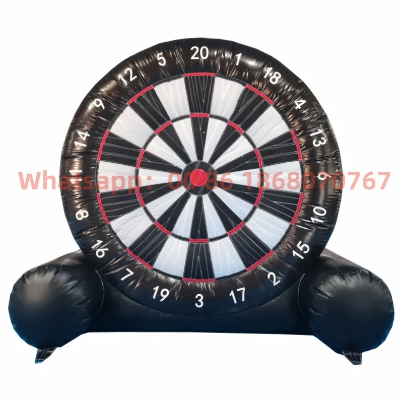 

Giant inflatable football dart board game outdoor sports toy children adult football kick shooting target dart YLY-060