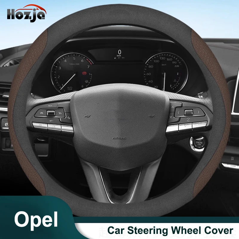 

Steering Wheel Cover For Vauxhall Opel Astra J OPC GTC Sports Tourer 2009 2010 2011-2014 2015 Car Accessories Non-slip