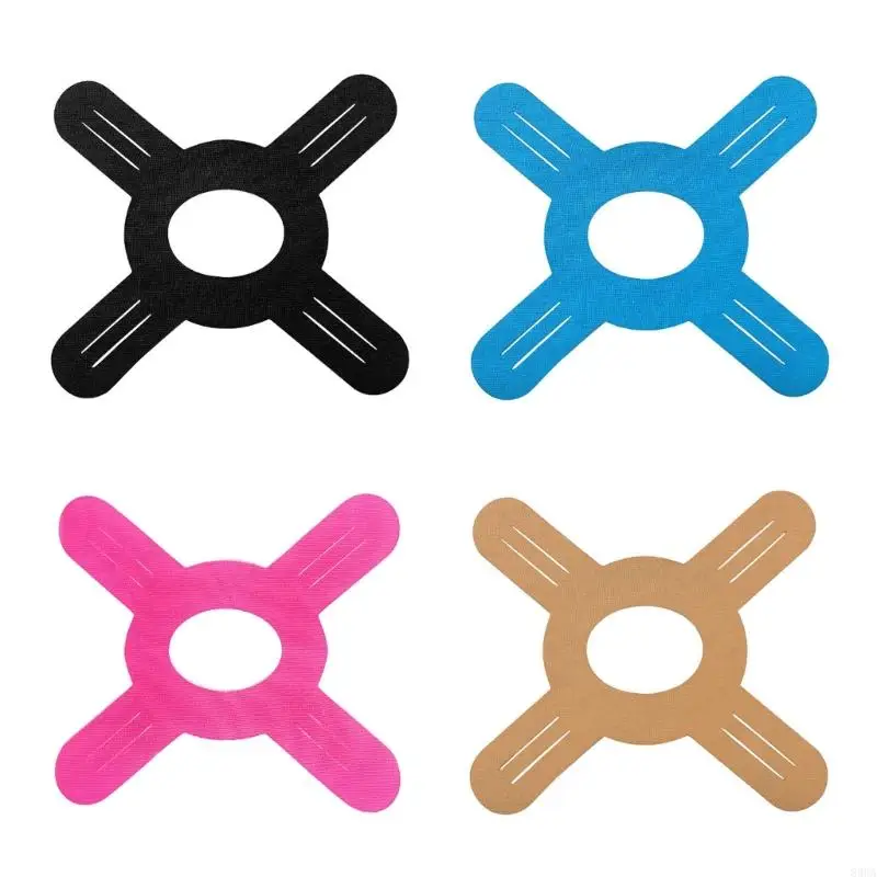 5 Stück Sport-Tape in X-Form, elastisches Kinesiologie-Tape, unterstützendes Muskelband für Volleybälle, Basketball, Training – Detail 1