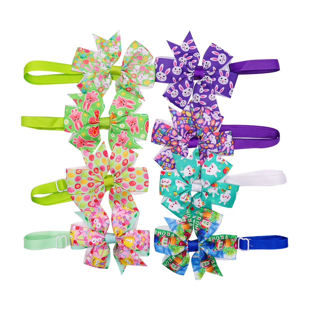 Title 5, 50PC Cat Pet Dog Bow Tie Easter Pet Supplies Ra...