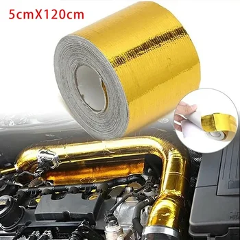 Gold Thermal Exhaust / Intake Wrap 1