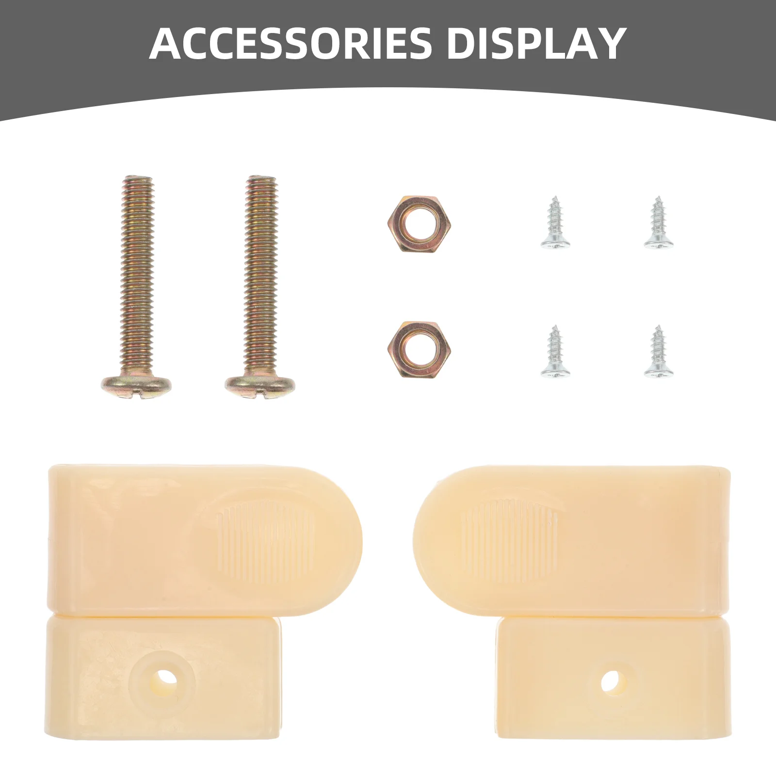 1 Set Of Baby Gate Replacement Parts Plastic Latches Baby Cot Guard Bar Buckles Playpen Fixator Gate Mounting Safety F