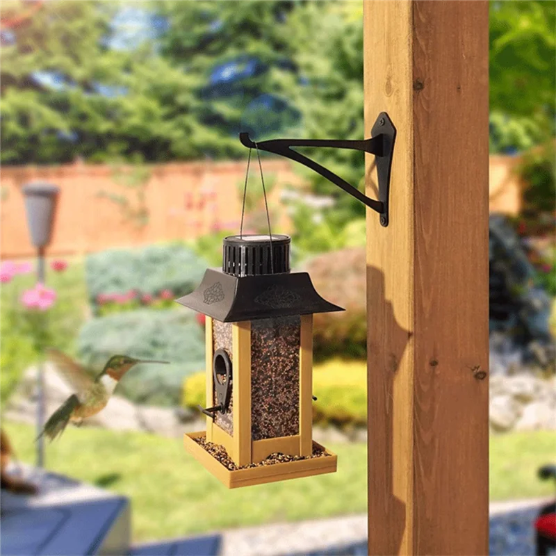 Planter Lantern Hooks Outdoor Indoor Decorative Small Windchime Hummingbird Feeder Hangers