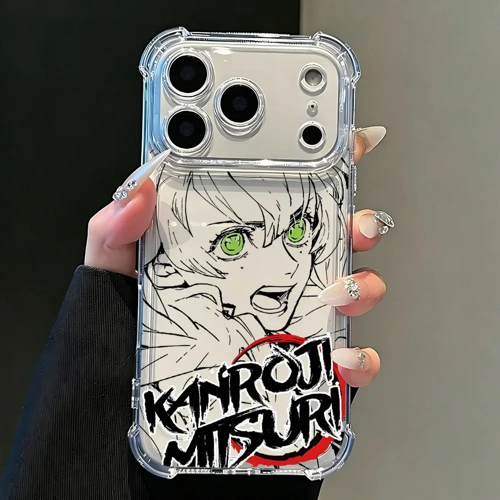 Clear TPU Anti-Fall Phone Case with New Demons Slayers Design