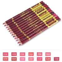 YALAIYI 13-colors Option Lip Liner Pencil Waterproof and Colorfast for Beginners Easy To Use Lip Liner Pen Lip Liners Foggy Matt 2