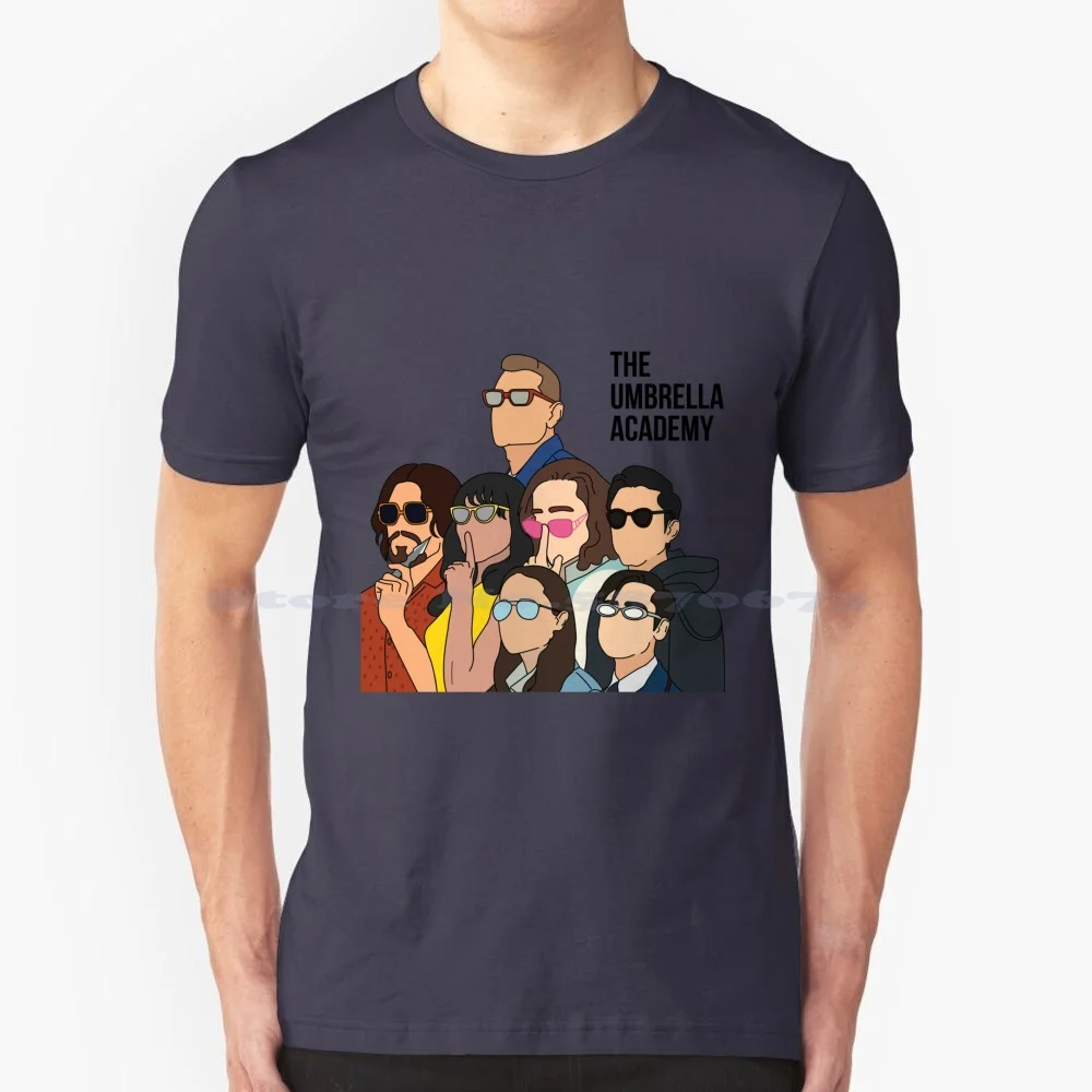 The Umbrella Academy T Shirt 100% Cotone Tee The Umbrella Academy 2 Ombrello Academy Luther Umbrella Academy Allison Umbrella