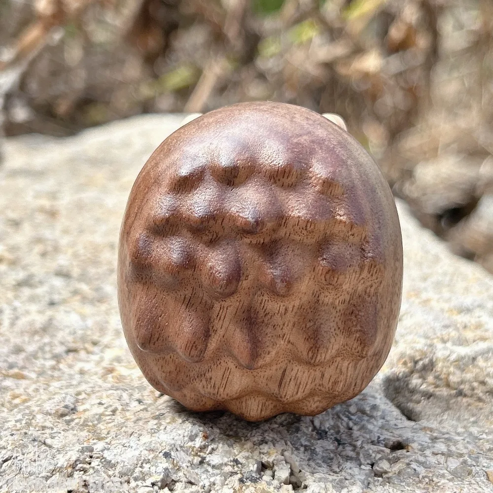 Crafts Hedgehog Statue Creative Wooden Animal Sculpture Decorative Interior Decoration Figurine Cabinet Decoration Crafts 2