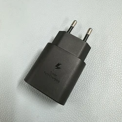 Samsung 25W Super Fast Charger with PD Type - C Adapter - Black 25w EU Plug