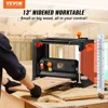 Thickness Planer, Two Speed, 13" Width Worktable Benchtop Planer, Three-Blade, 15-Amp 2000W Powerful Motor, 2