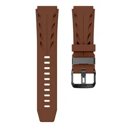 Sport Style Armor Design Band - Durable Replacement Strap for 22mm Universal (Brown)