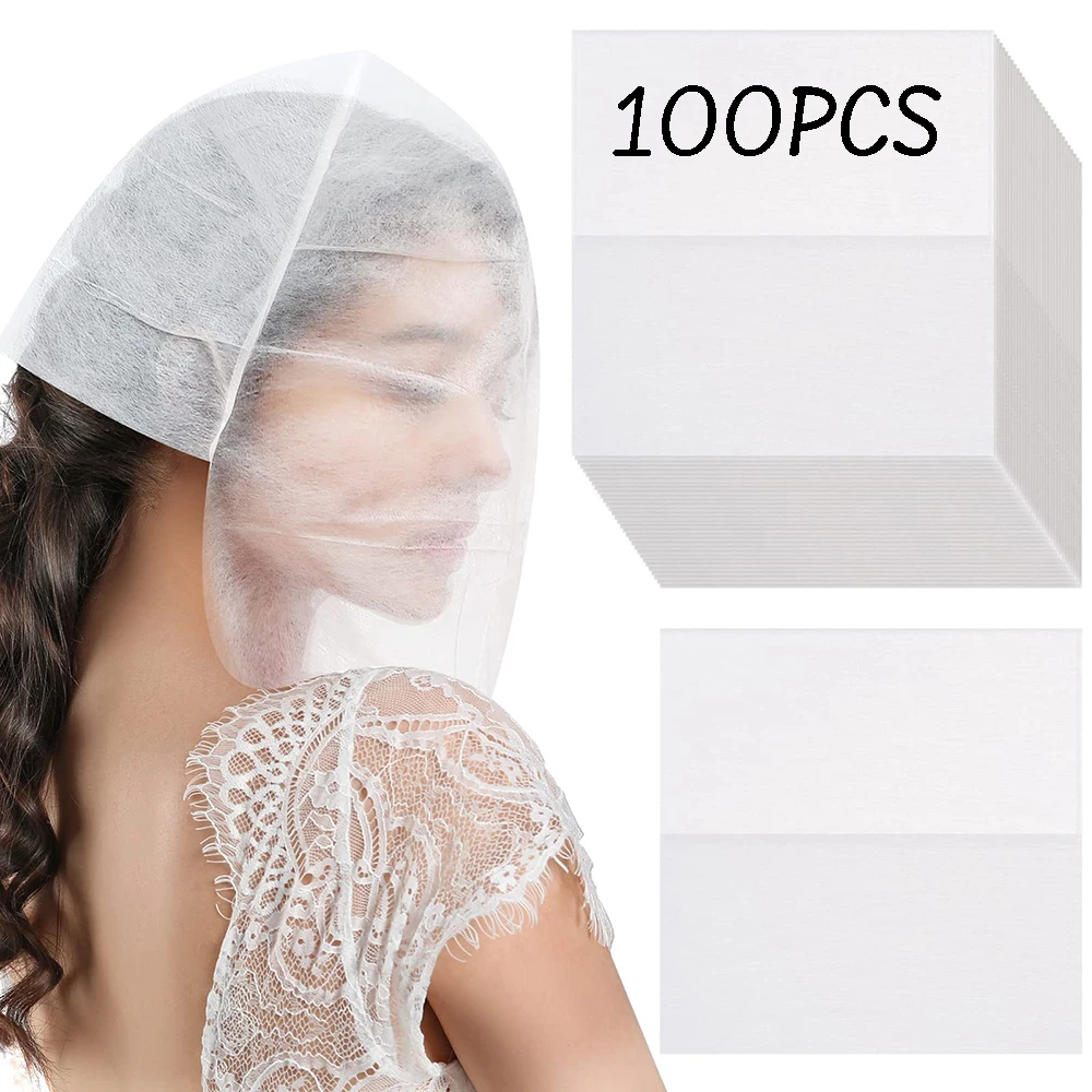 Lot De 100 Capuchons De Protection Respirants, Pour Le Maquillage