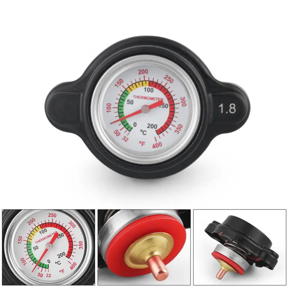 

1.8 Bar High Pressure Radiator Cap With Temperature Gauge For Honda Kawasaki Motorcycle Dirt Bike ATV Models