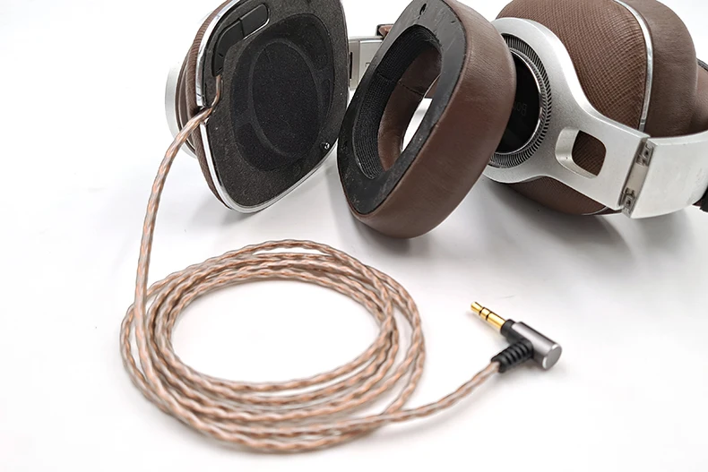 For B&W P9 Earphone Replaceable 4.4mm 3.5mm 2.5mm Balanced Single Crystal Copper Upgrade Cable