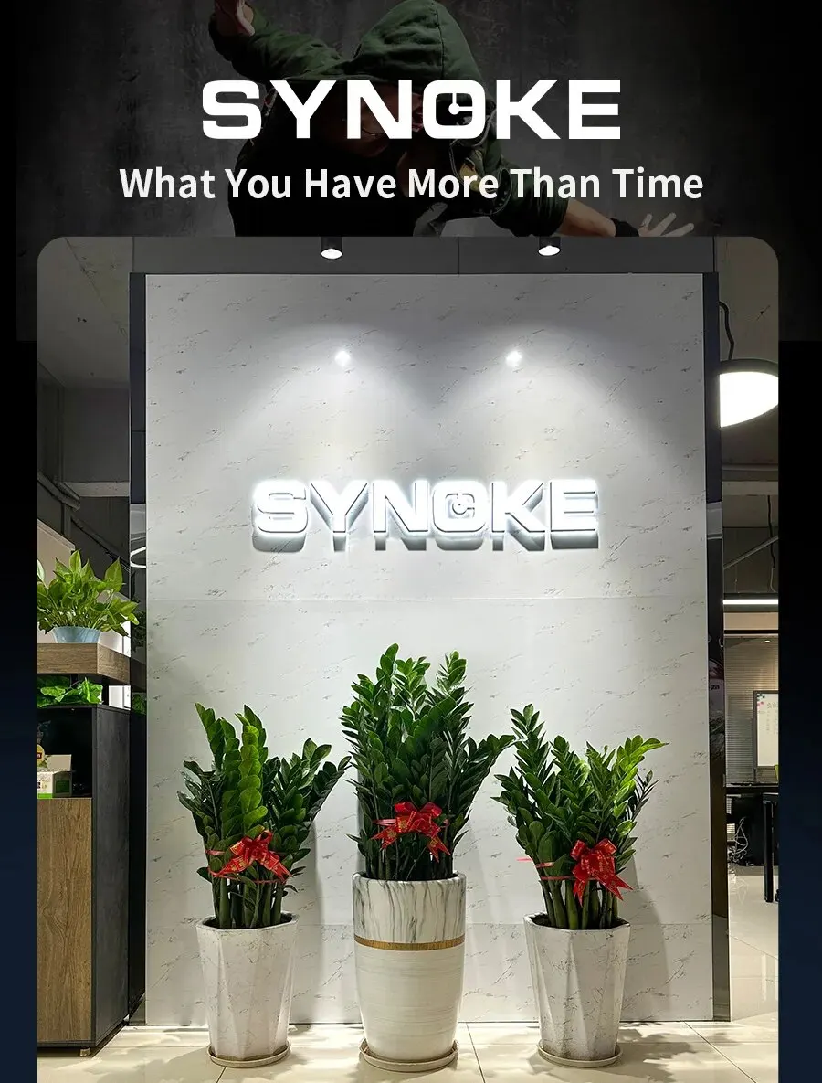 S9858139f951f4c3886a12c1d91949c92S Digital Watch Men Sports Electronic Watch Waterproof Night Glow Large Screen Square Student Watch Outdoor Running Camping Mallzona