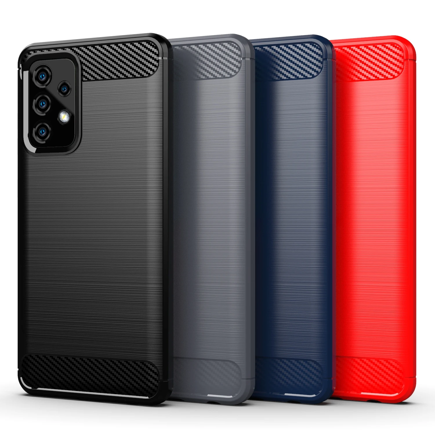 Shockproof Half-Wrapped Soft Silicone Phone Case - Sleek and Durable Protector