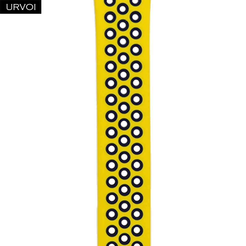 URVOI Sport Band - Double Color Silicone with Breathable Holes